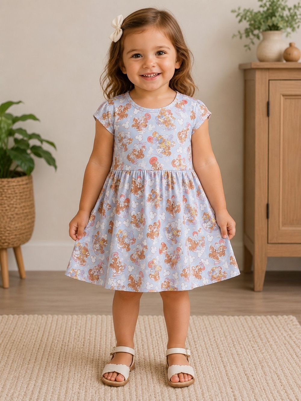 Boutique Toy Story Girls Dress Size 3T Disney Jessie Woody Buzz Twirl Dress